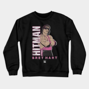 Bret Hart Hitman Distressed Crewneck Sweatshirt